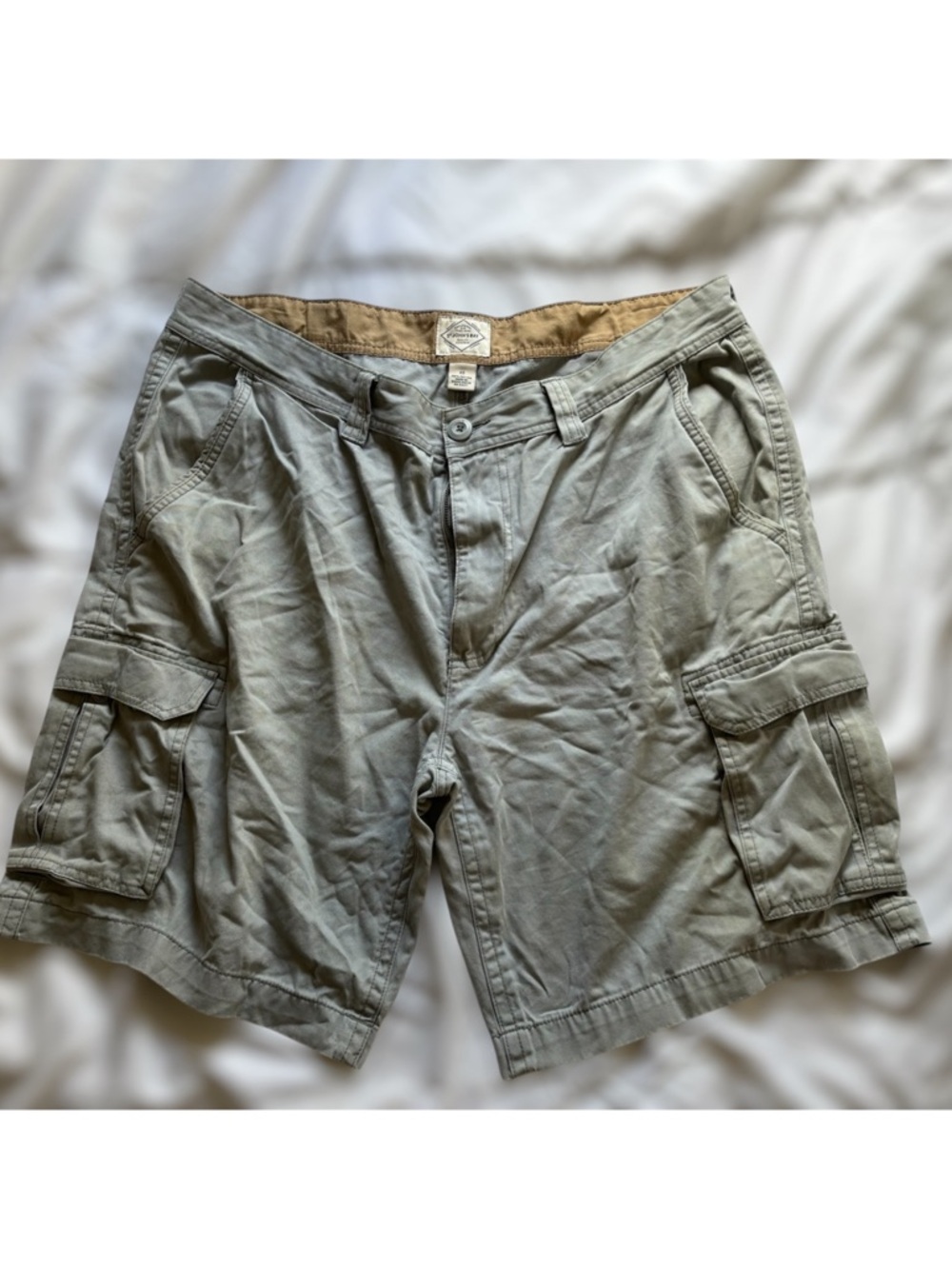 St. John's Bay Khaki Men’s Cargo Shorts Size 40